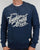 Franklin And Marshall Heritage Logo Sweatshirt Original Blue
