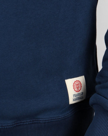 Franklin And Marshall Heritage Logo Sweatshirt Original Blau