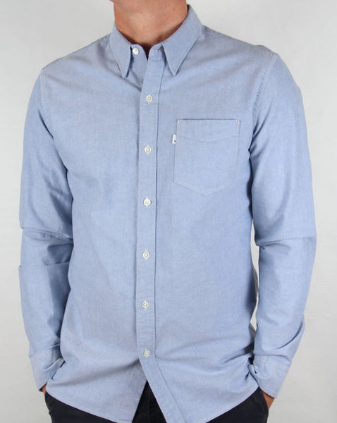 Levis Sunset One Pocket Shirt True Blue Oxford