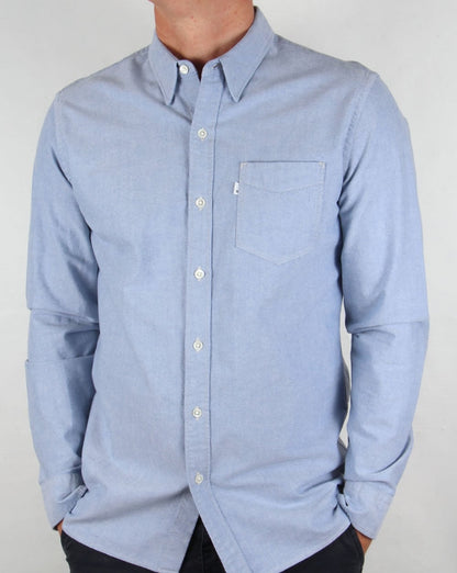 Levis Sunset One Pocket Hemd True Blue Oxford