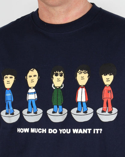 Tischfußball Rocks Famous T-Shirt Navy