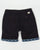 Bellfield Turn Up Printed Shorts Navy
