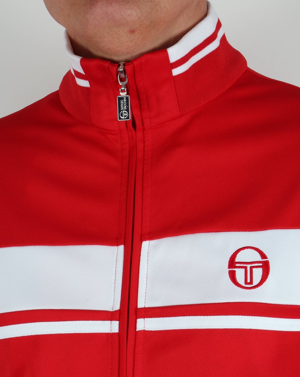 Sergio Tacchini Masters Trainingsjacke Rot/Weiß
