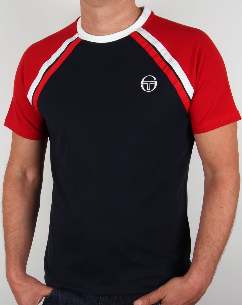 Sergio Tacchini Ghibli T-Shirt Marineblau/Weiß/Rot