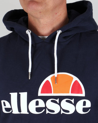 Ellesse – Kapuzenjacke mit Logo in Marineblau