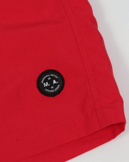 Marshall Artist Klassische Badeshorts Rot