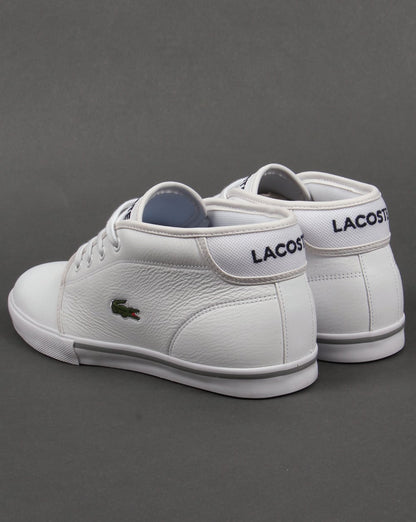 Lacoste Ampthill Leder-Sneaker Weiß/Weiß
