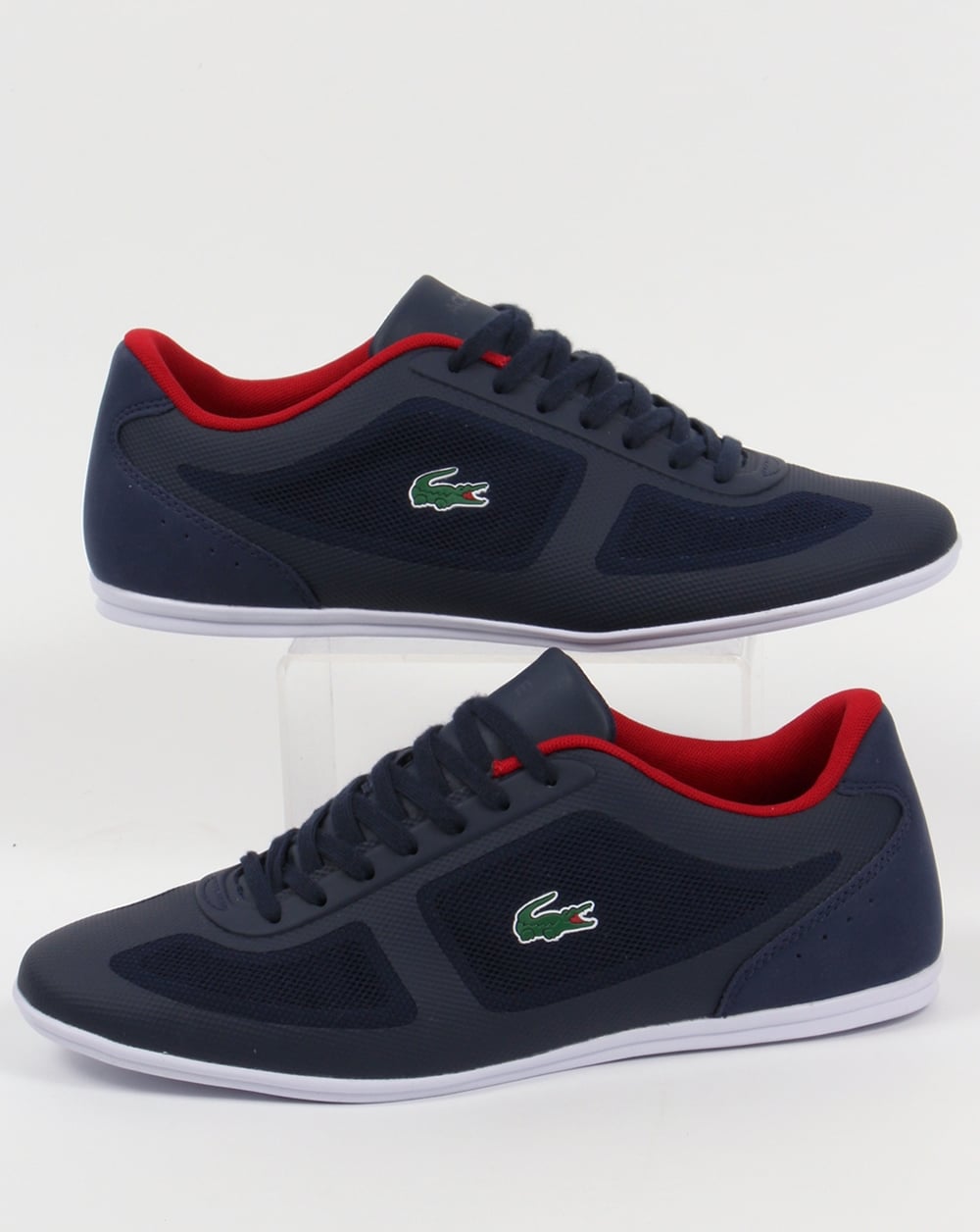 Lacoste Misano Evo Sneaker Marineblau/Rot