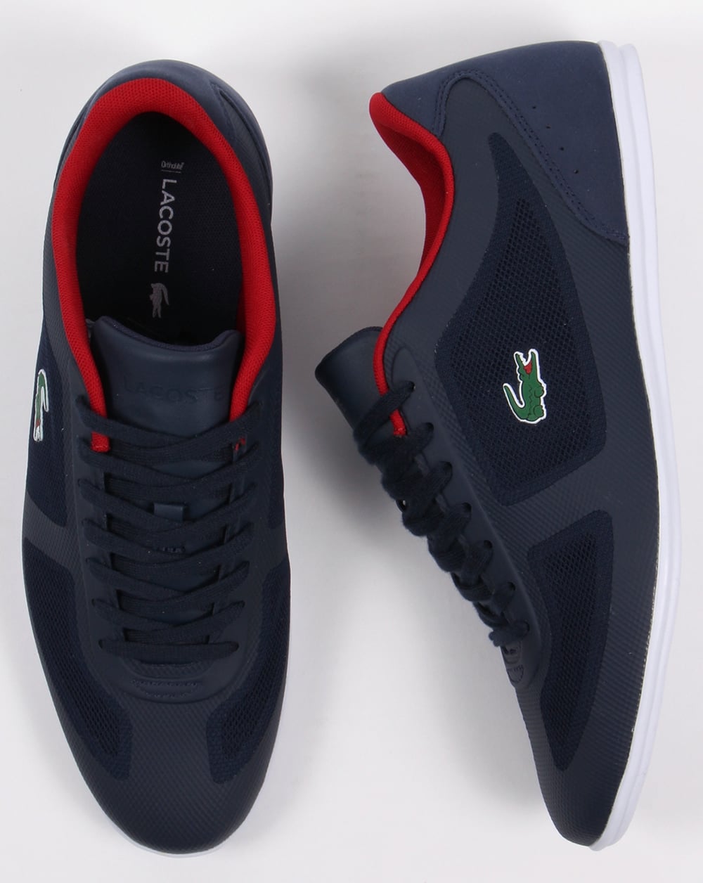 Lacoste Misano Evo Sneaker Marineblau/Rot