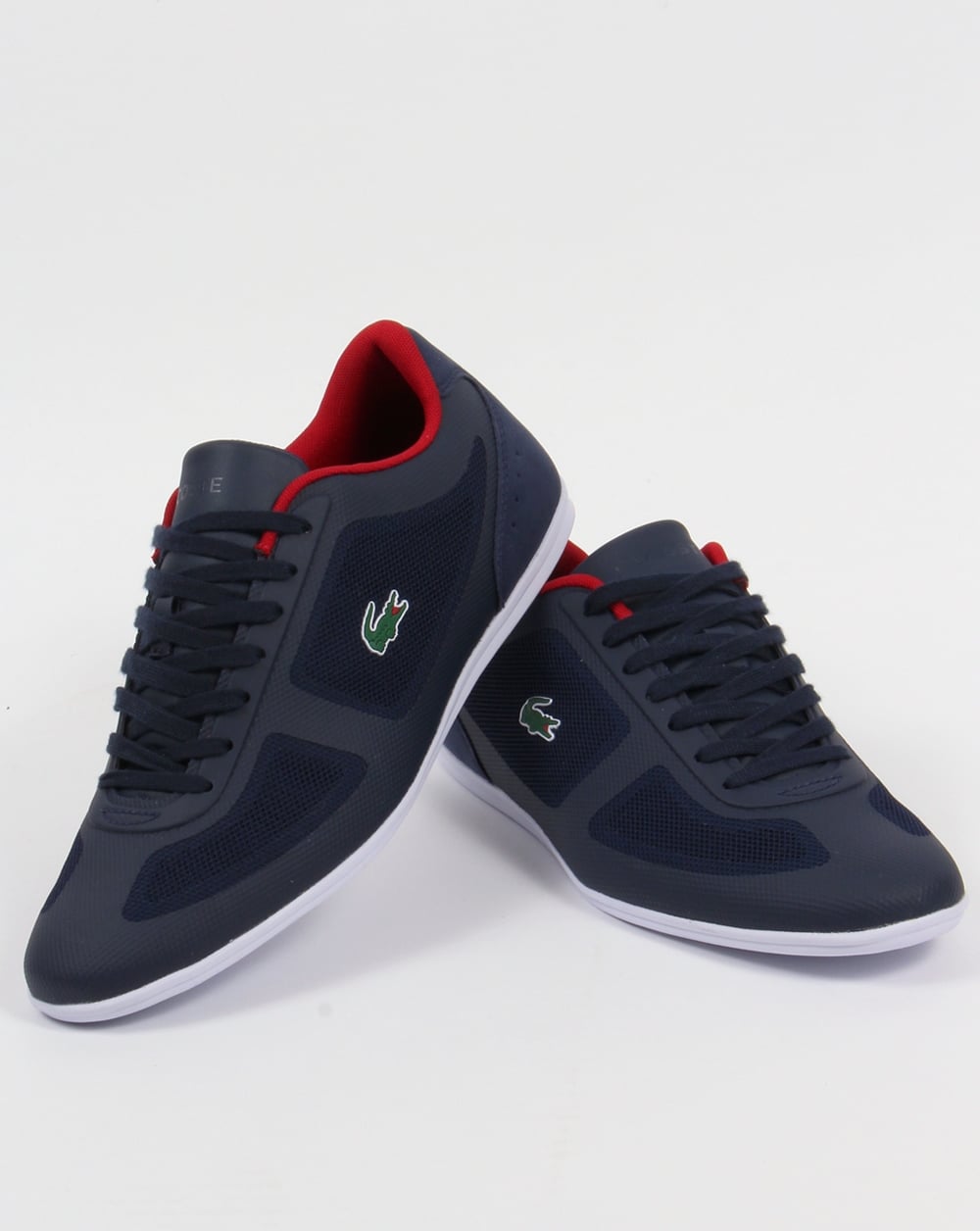Lacoste Misano Evo Sneaker Marineblau/Rot