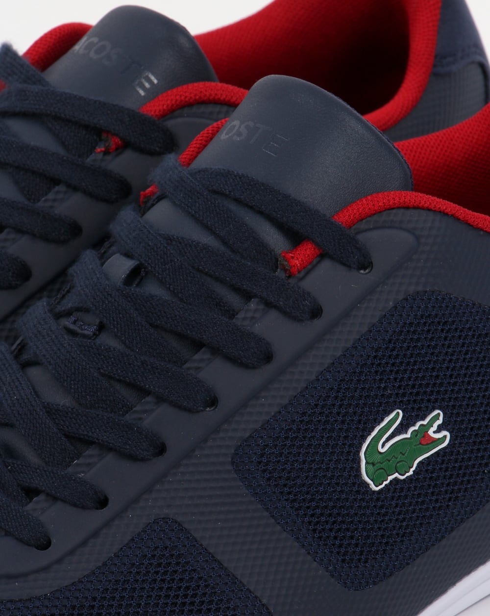 Lacoste Misano Evo Sneaker Marineblau/Rot