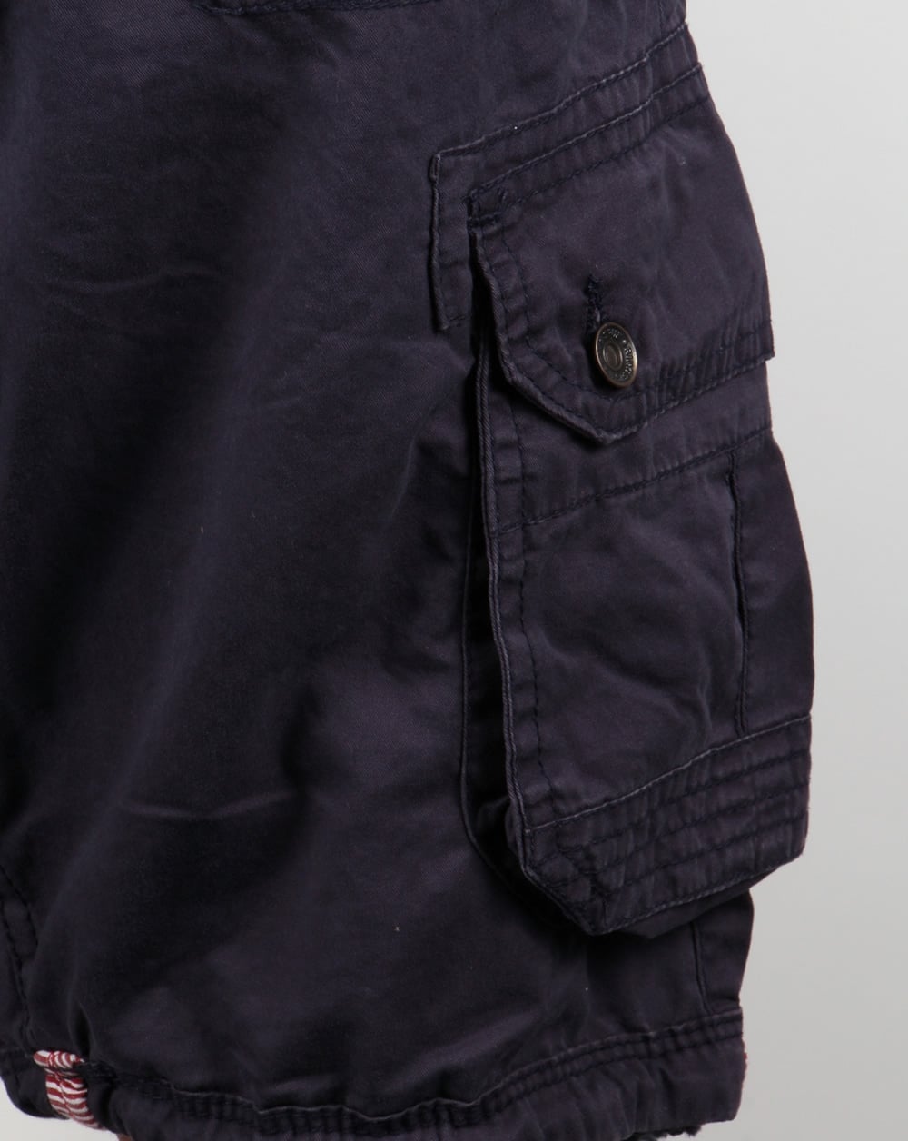 Ringspun Combat Shorts Marineblau