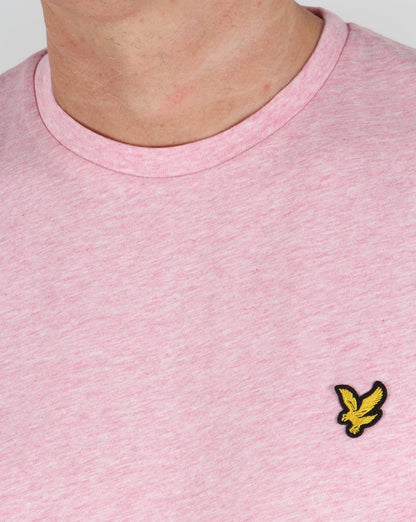 Lyle And Scott – T-Shirt in Mittelrosa meliert