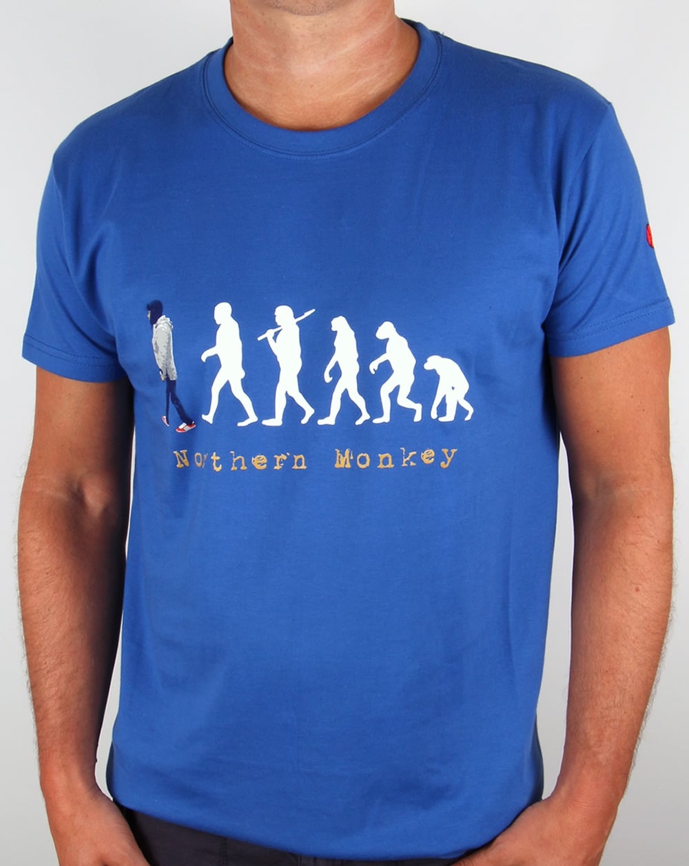 80er Casuals Northern Monkey T-Shirt Königsblau