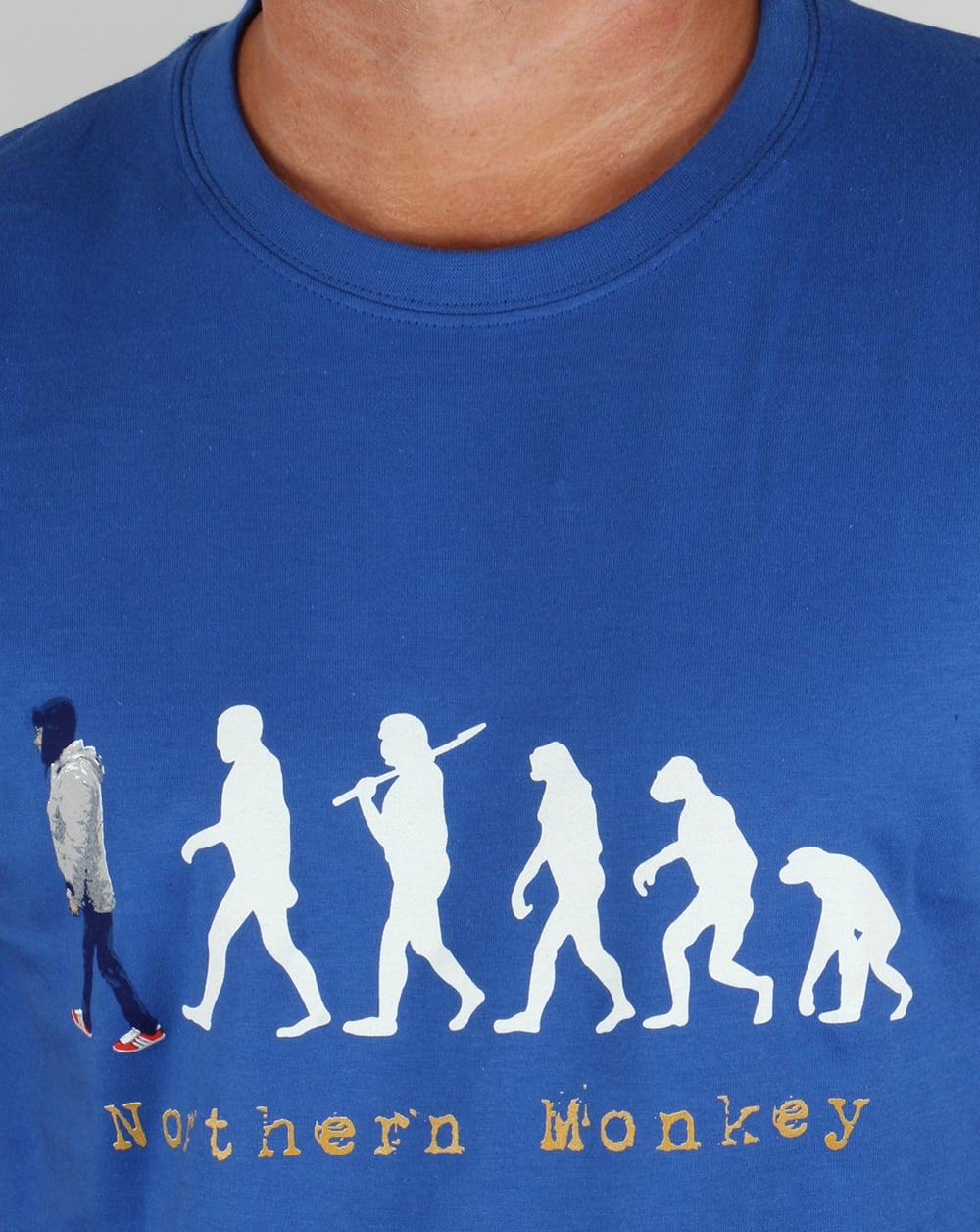 80er Casuals Northern Monkey T-Shirt Königsblau