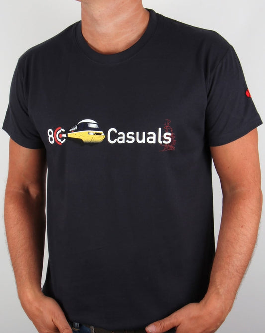 80s Casuals Inter City T-Shirt Marineblau