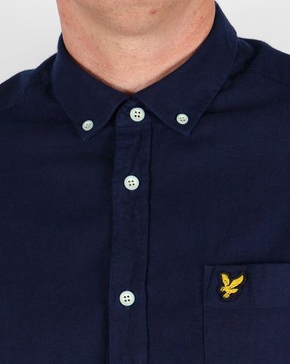 Lyle And Scott – Indigo Oxford-Hemd in Dunkelindigo