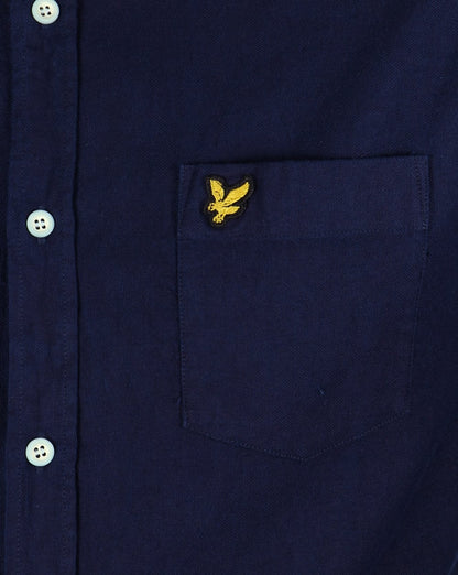 Lyle And Scott – Indigo Oxford-Hemd in Dunkelindigo