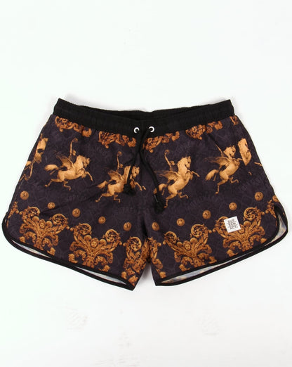 Supremacy Nexus Badeshorts Schwarz/Gold