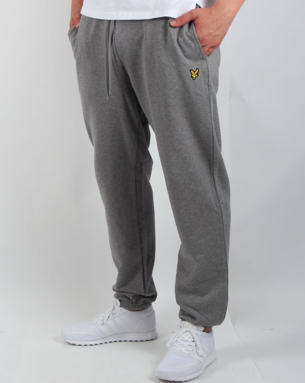 Lyle And Scott Sweat Pants Mid Grey Marl