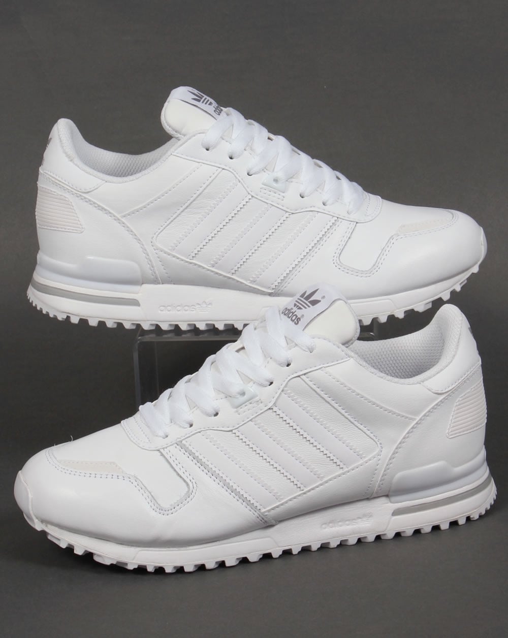 Adidas ZX 700 Leder-Sneaker Weiß