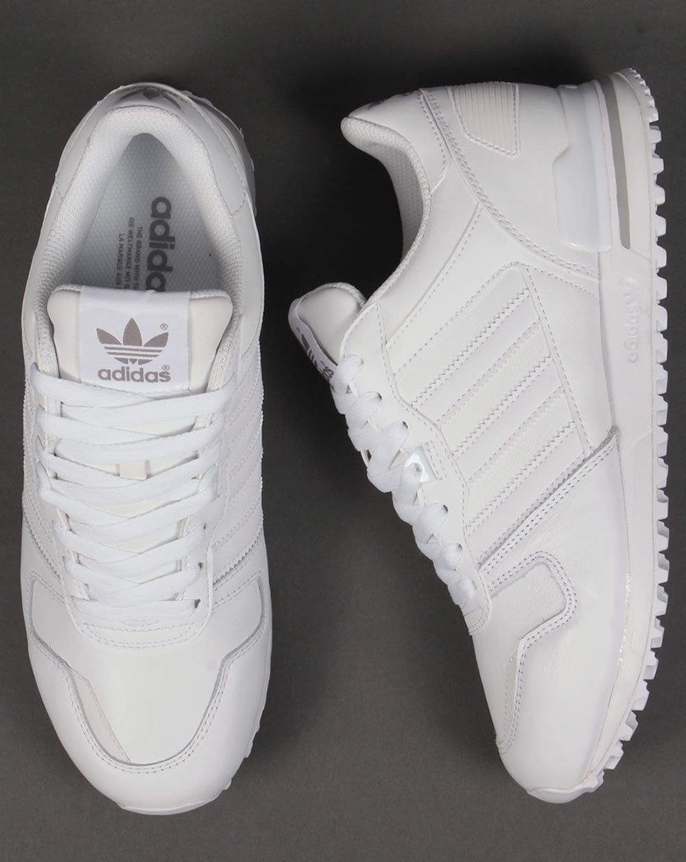 Adidas ZX 700 Leder-Sneaker Weiß