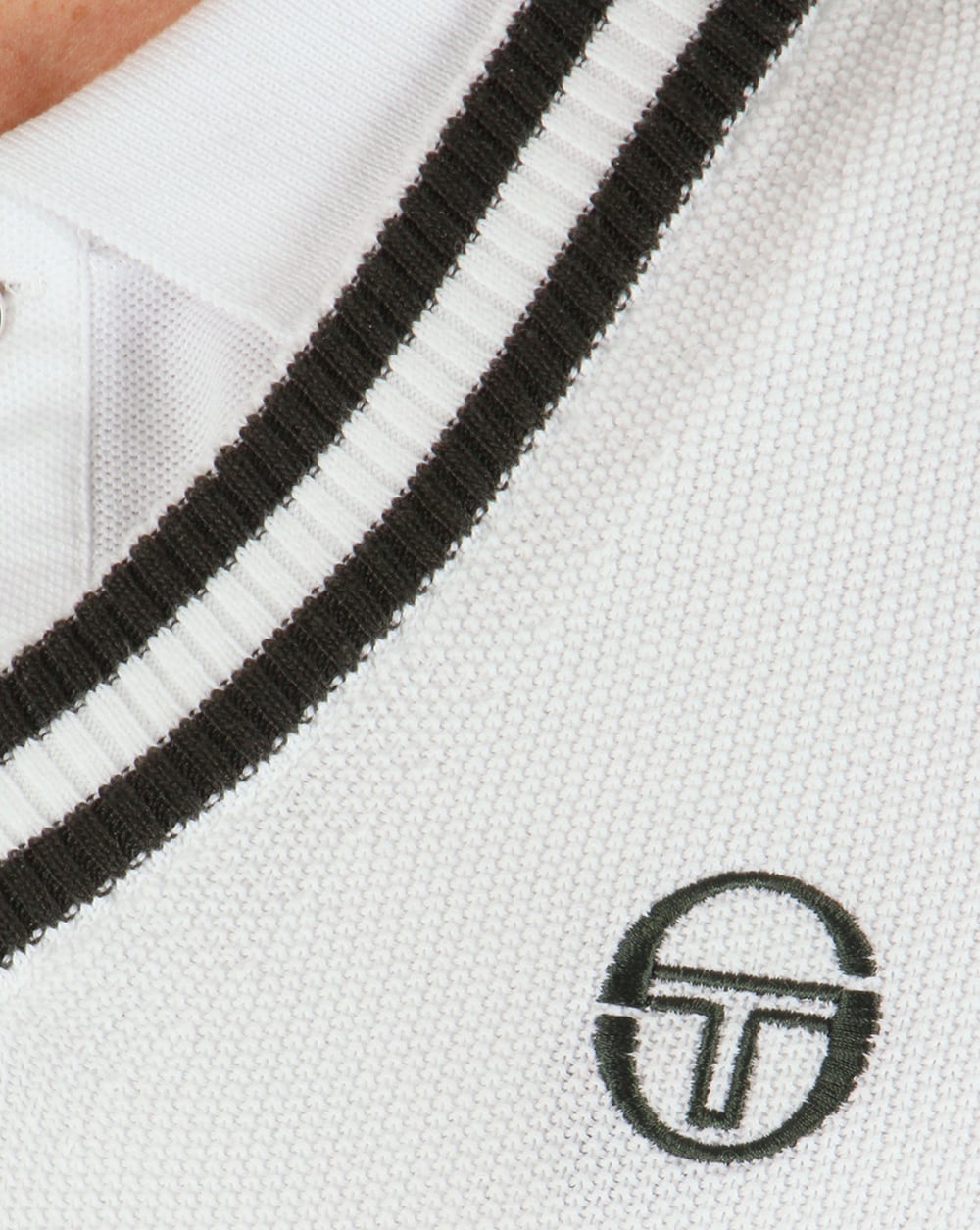 Sergio Tacchini Tanktop Weiß/Grün
