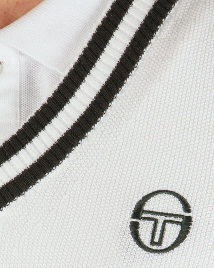 Sergio Tacchini Tanktop Weiß/Grün