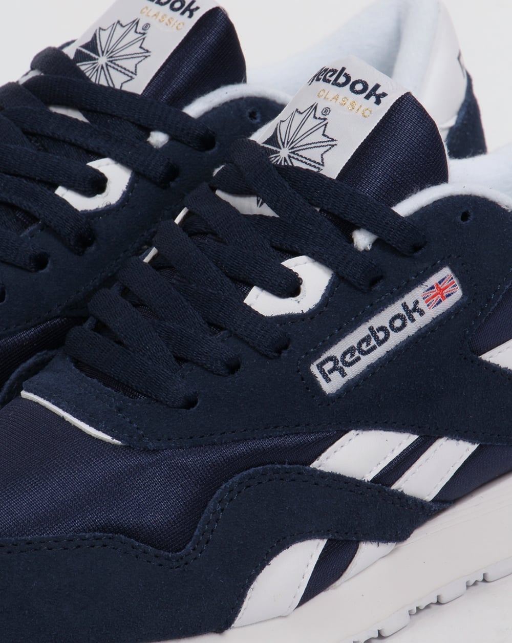 Reebok Classic Nylon Sneakers Marineblau/Weiß