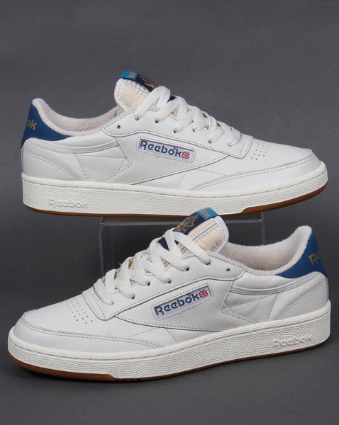 Reebok Club 85 Retro Trainers Chalk White/Blue