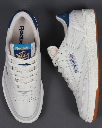 Reebok Club 85 Retro-Sneaker Kreideweiß/Blau