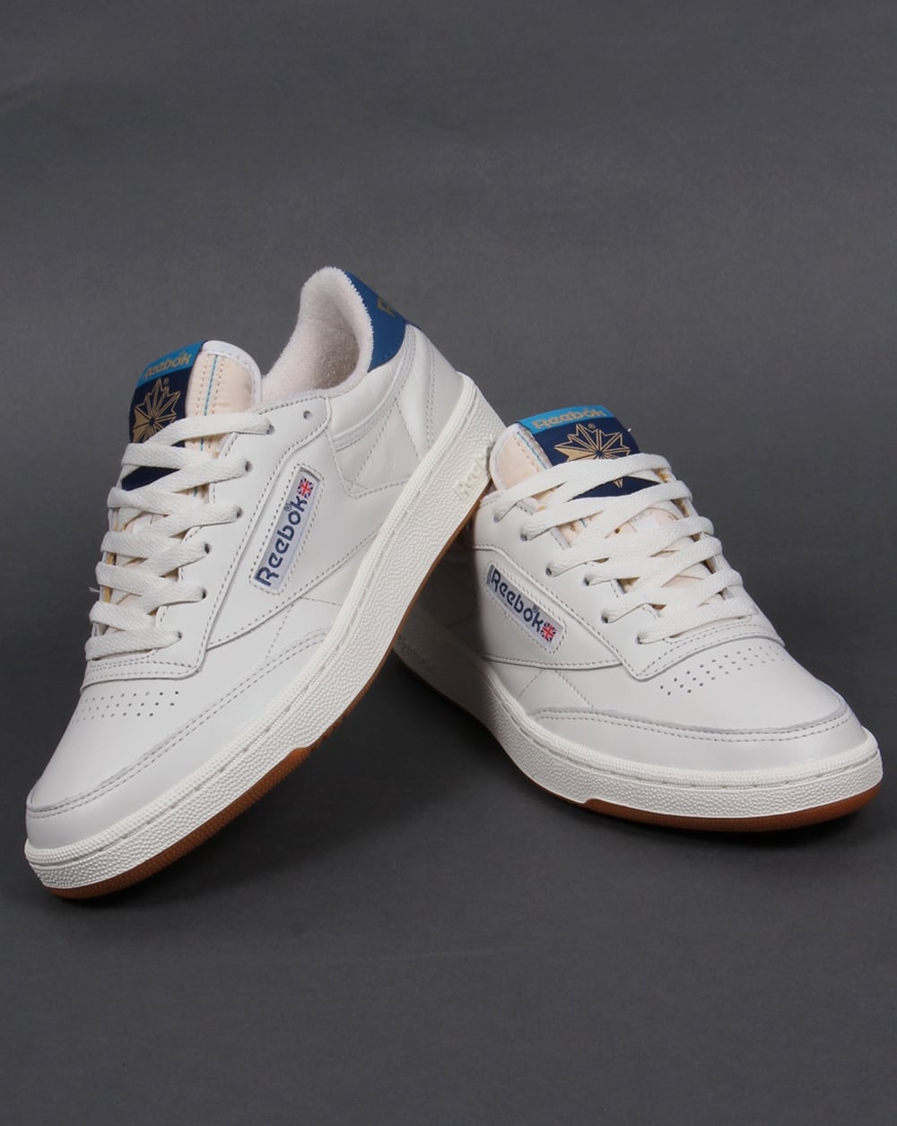 Reebok Club 85 Retro-Sneaker Kreideweiß/Blau