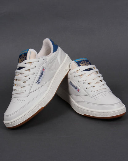 Reebok Club 85 Retro-Sneaker Kreideweiß/Blau