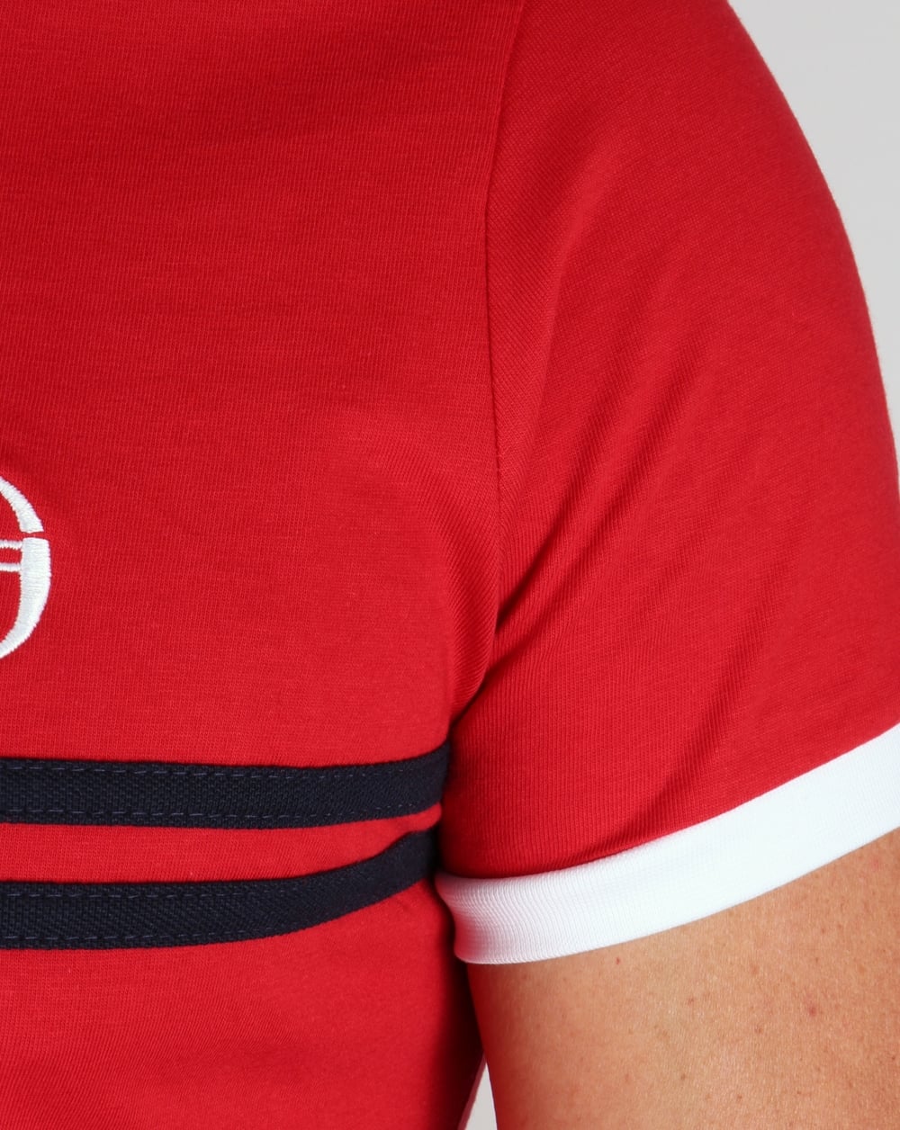 Sergio Tacchini Super Mac T-Shirt Rot/Weiß
