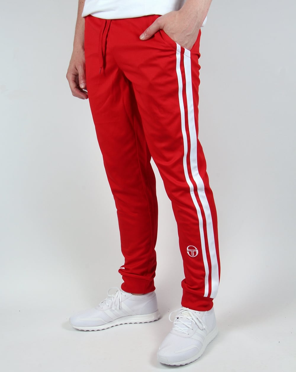 Sergio Tacchini Masters Trainingshose Rot/Weiß