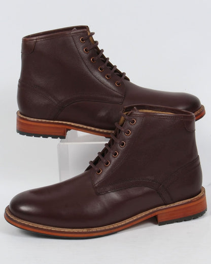 Lyle And Scott Everyman Lederstiefel Braun
