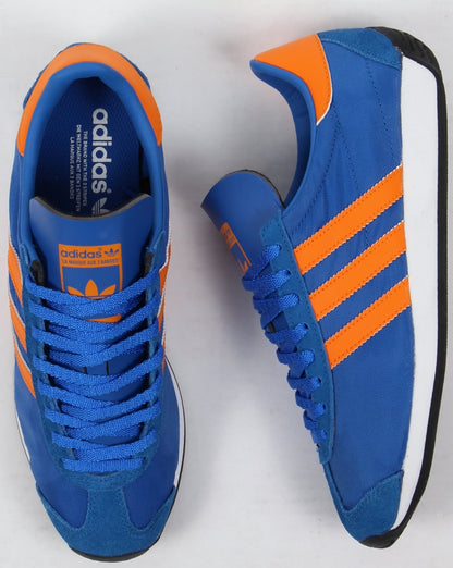 Adidas Country OG Trainer Blau/Orange