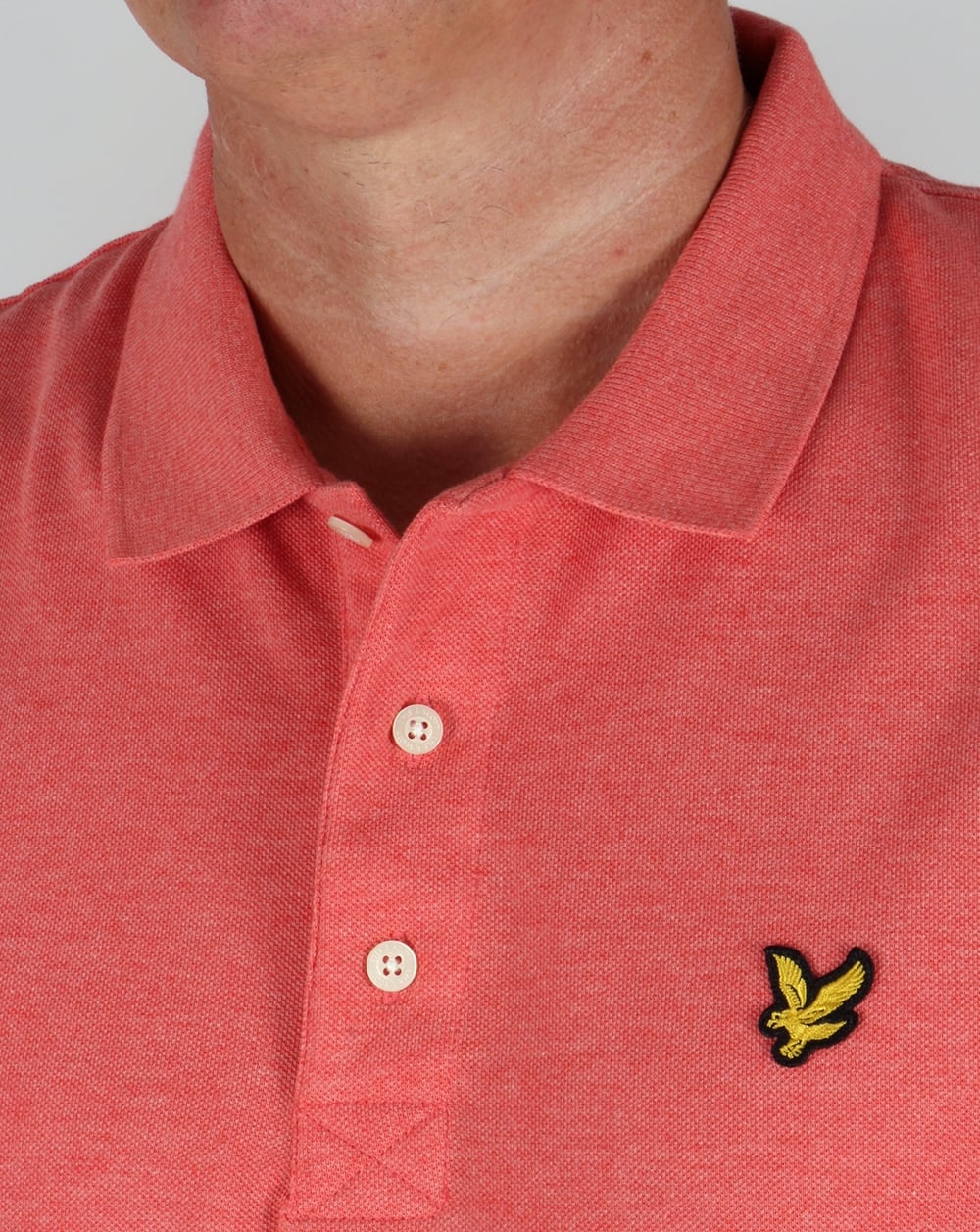 Lyle And Scott – Poloshirt in Terrakotta-Melange