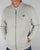 Lyle And Scott Double Faced Bomber Light Grey Marl