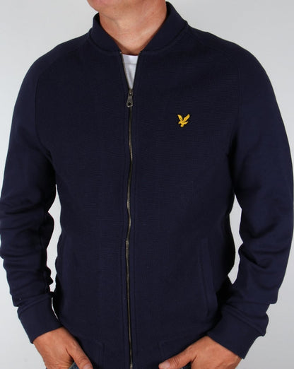 Lyle And Scott – Doppelseitige Bomberjacke in Marineblau