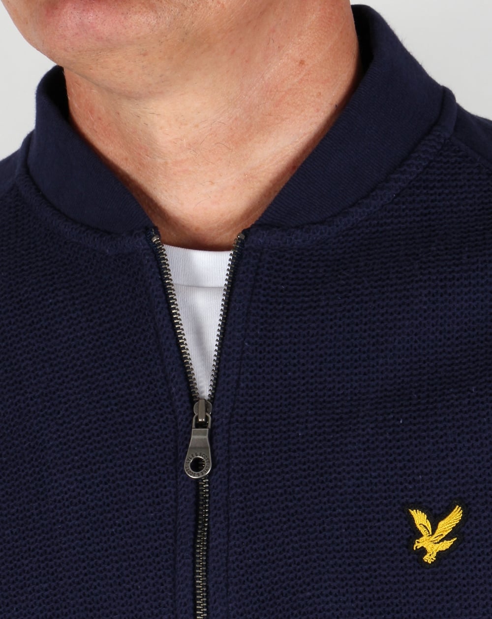 Lyle And Scott – Doppelseitige Bomberjacke in Marineblau