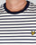 Lyle And Scott Long Sleeve Breton Stripe T-shirt Off White