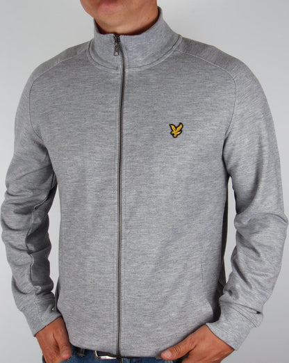 Lyle And Scott – Trainingsjacke in Mittelgrau meliert