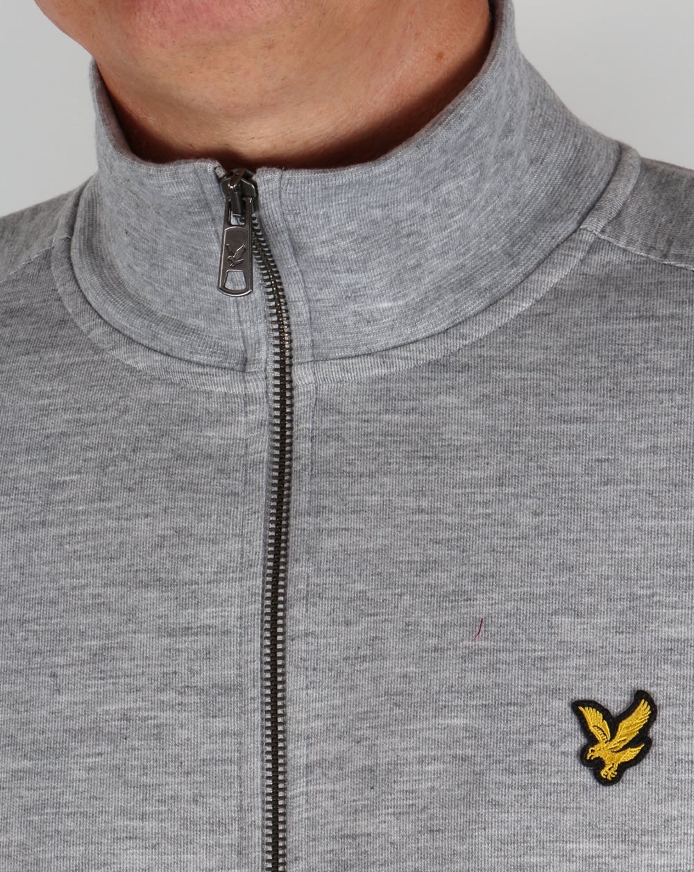 Lyle And Scott – Trainingsjacke in Mittelgrau meliert