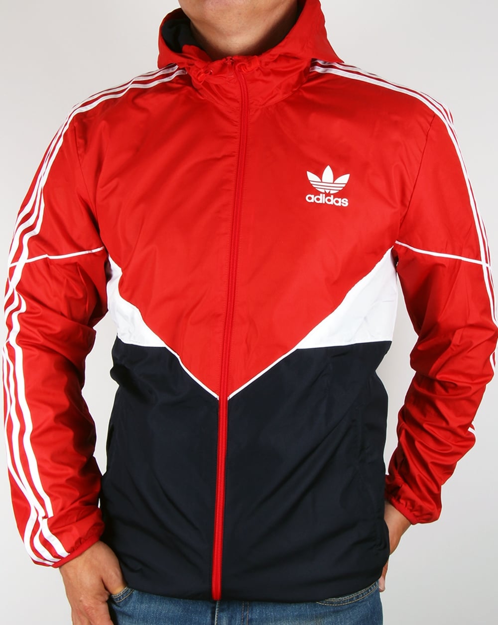 Adidas Originals Colorado Windbreaker Rot/Marineblau