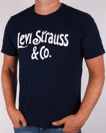 Levis – Lsco Type – T-Shirt in Indigoblau