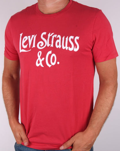 Levis – Lsco Type – T-Shirt in Kirschbomben-Optik