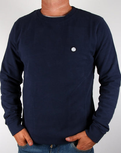 Pretty Green Foxlair Sweatshirt Marineblau