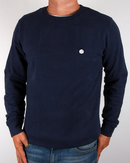Pretty Green Foxlair Sweatshirt Marineblau