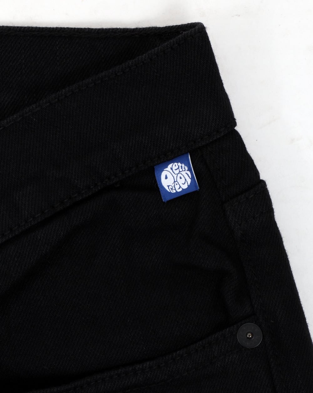 Pretty Green – Erwood – Schmal geschnittene Jeans in Schwarz